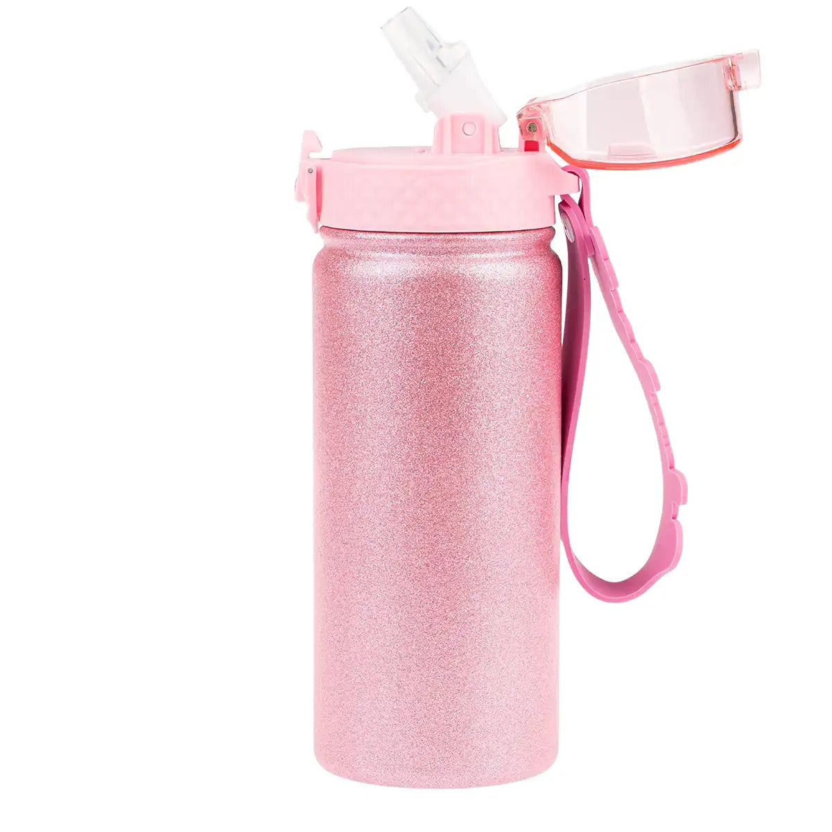 Borraccia termica Glitter 550ml - Rosa