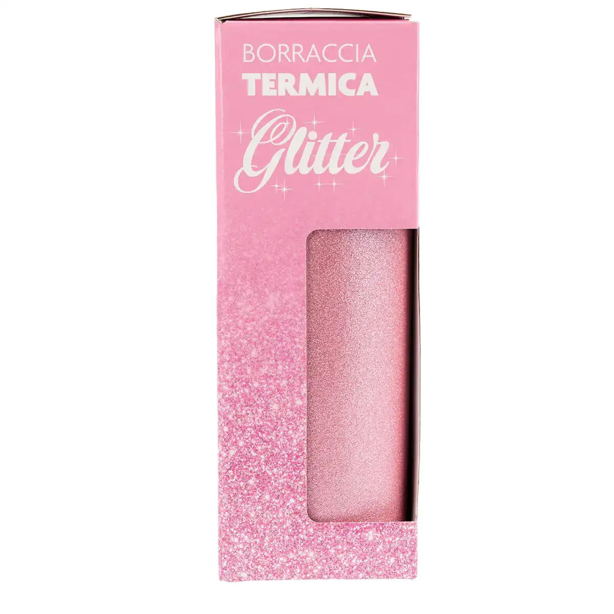 Borraccia termica Glitter 550ml - Rosa