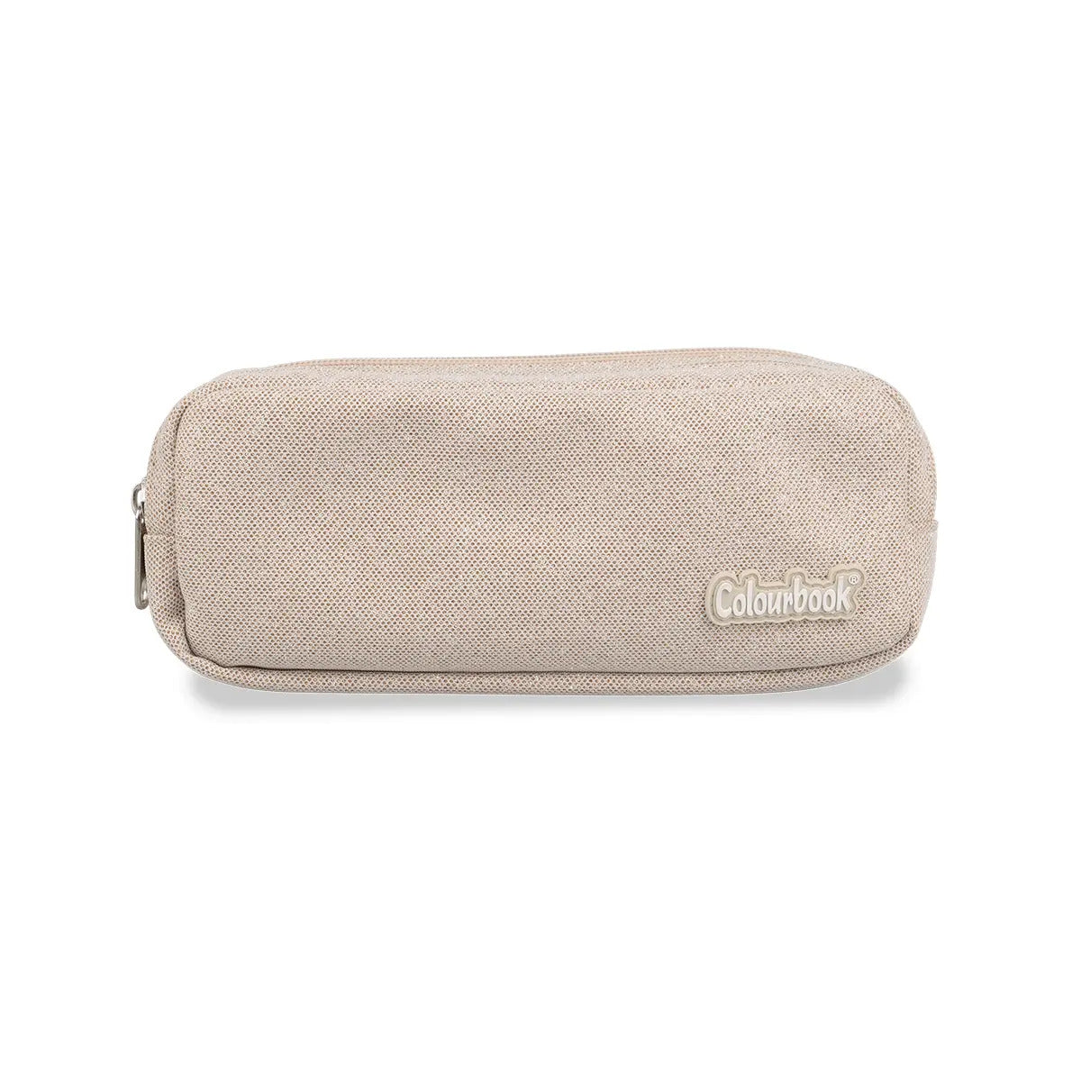 Astuccio 2 zip Glitter - Oro