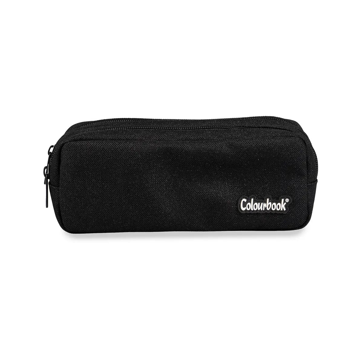 Astuccio 2 zip Glitter - Nero