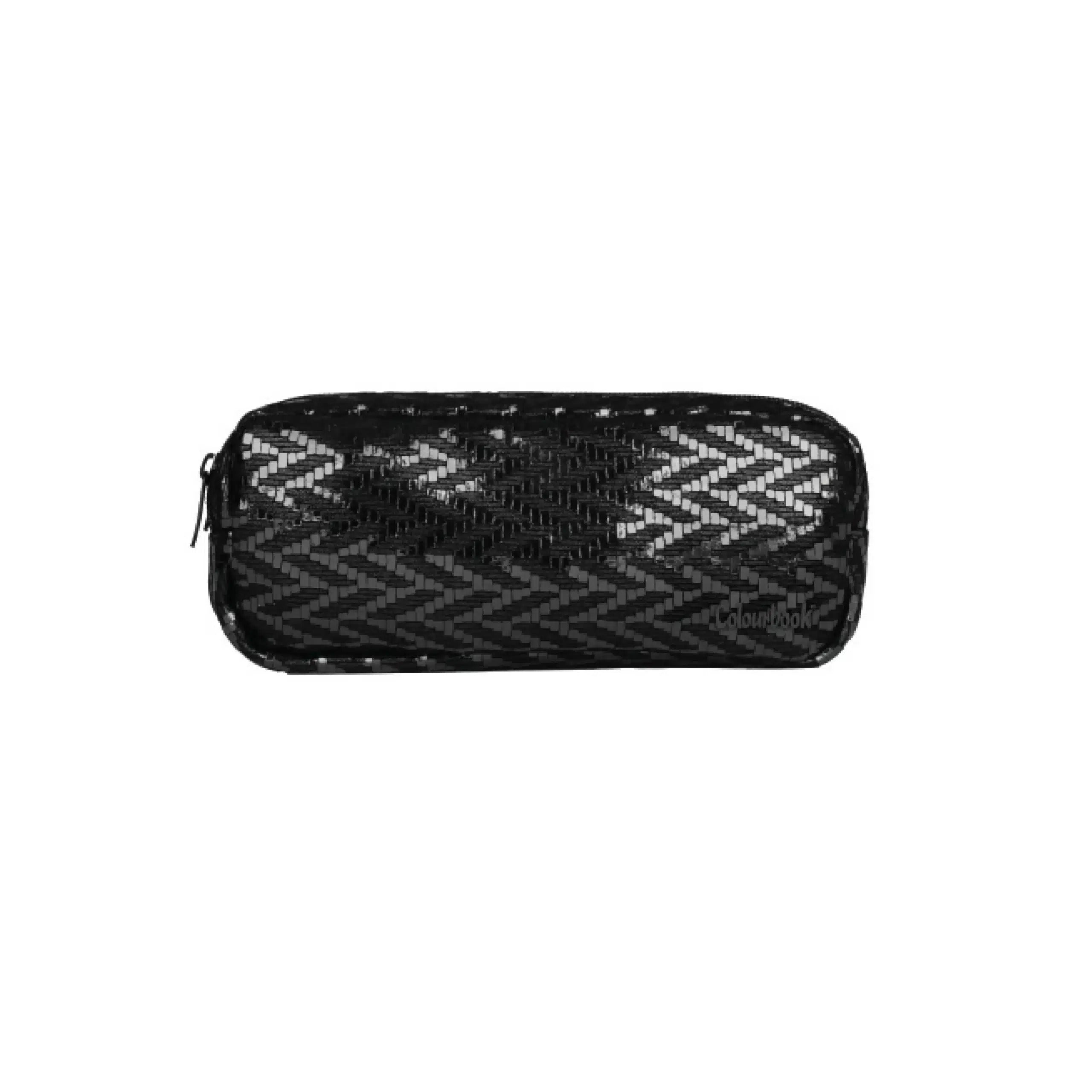 Astuccio 2 zip Nero Assoluto - Iron