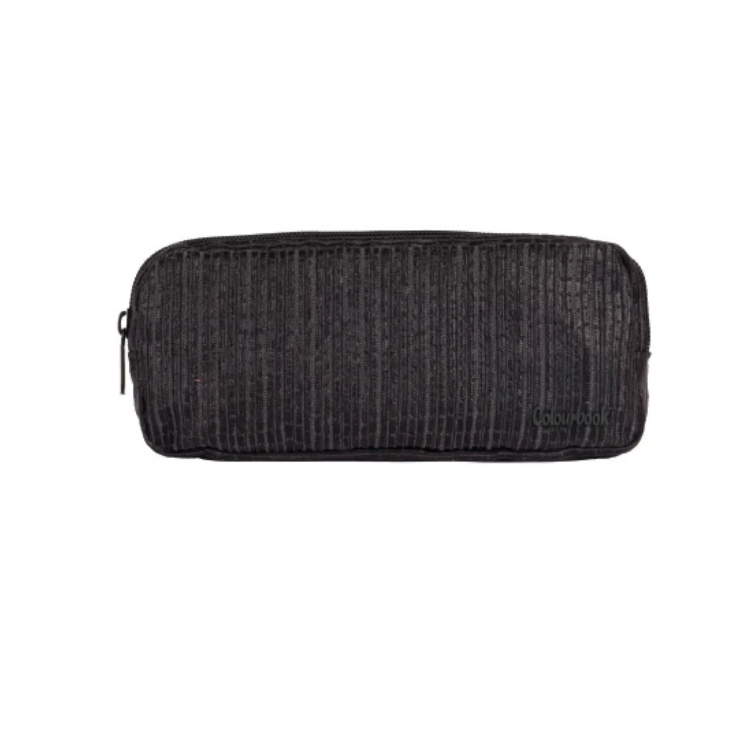Astuccio 2 zip Nero Assoluto - Black Ink