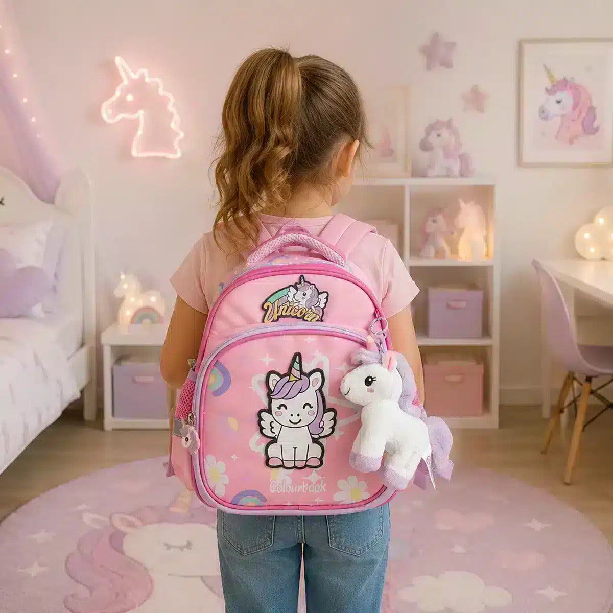 Zaino Asilo - Unicorn con peluche omaggio