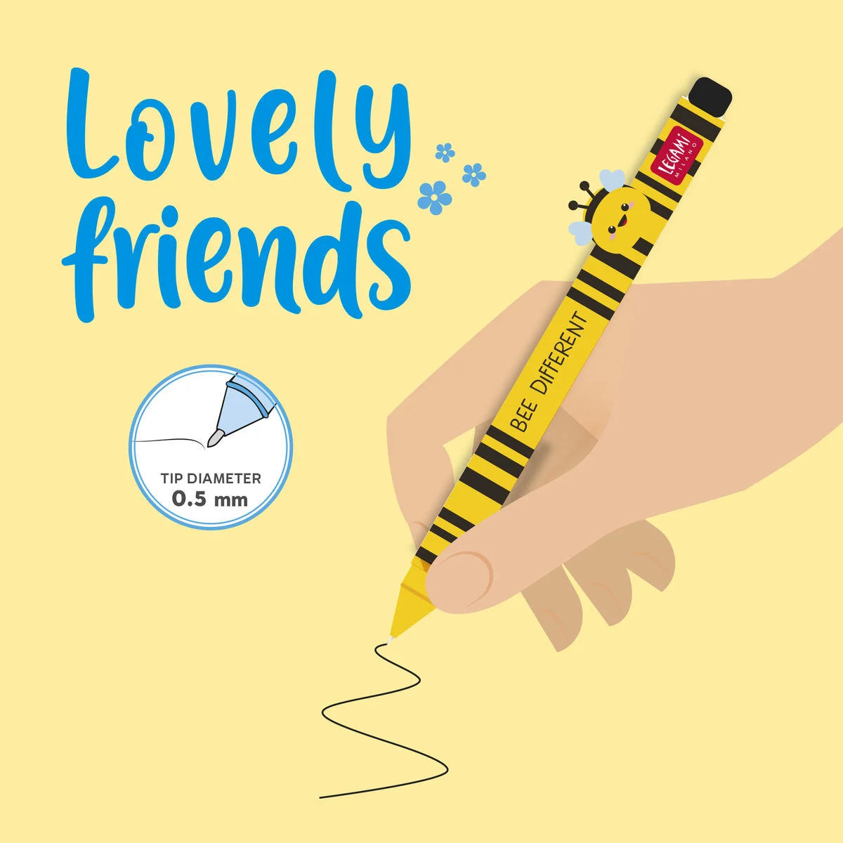 Legami - Penna Gel - Lovely Friends Ape