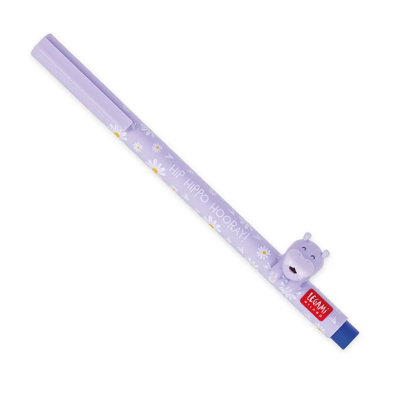 Legami - Penna Gel - Lovely Friends Hippo
