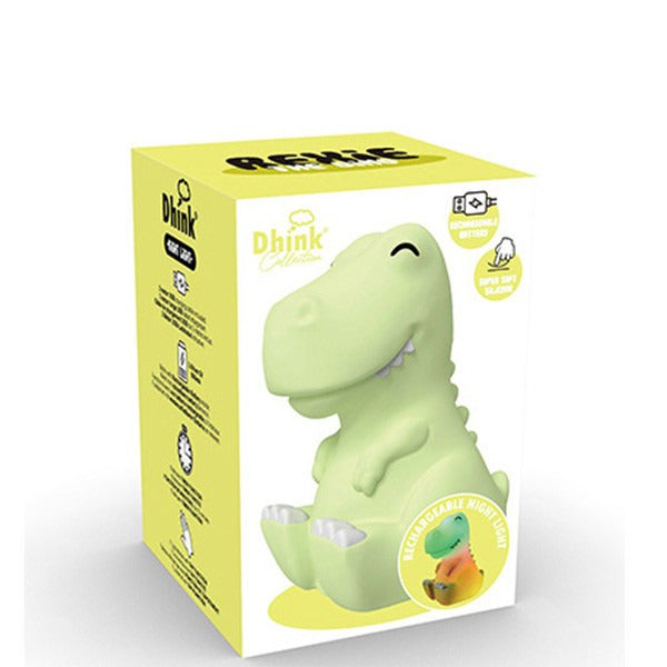 Dhink - Luce notturna ricaricabile LED - Dinosauro