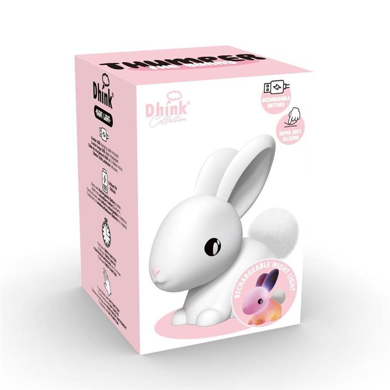 DHINK - Luce notturna a LED ricaricabile - Coniglio