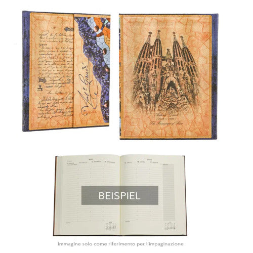 PAPERBLANKS 2026 Gaudi  Il Manoscritto di Reus