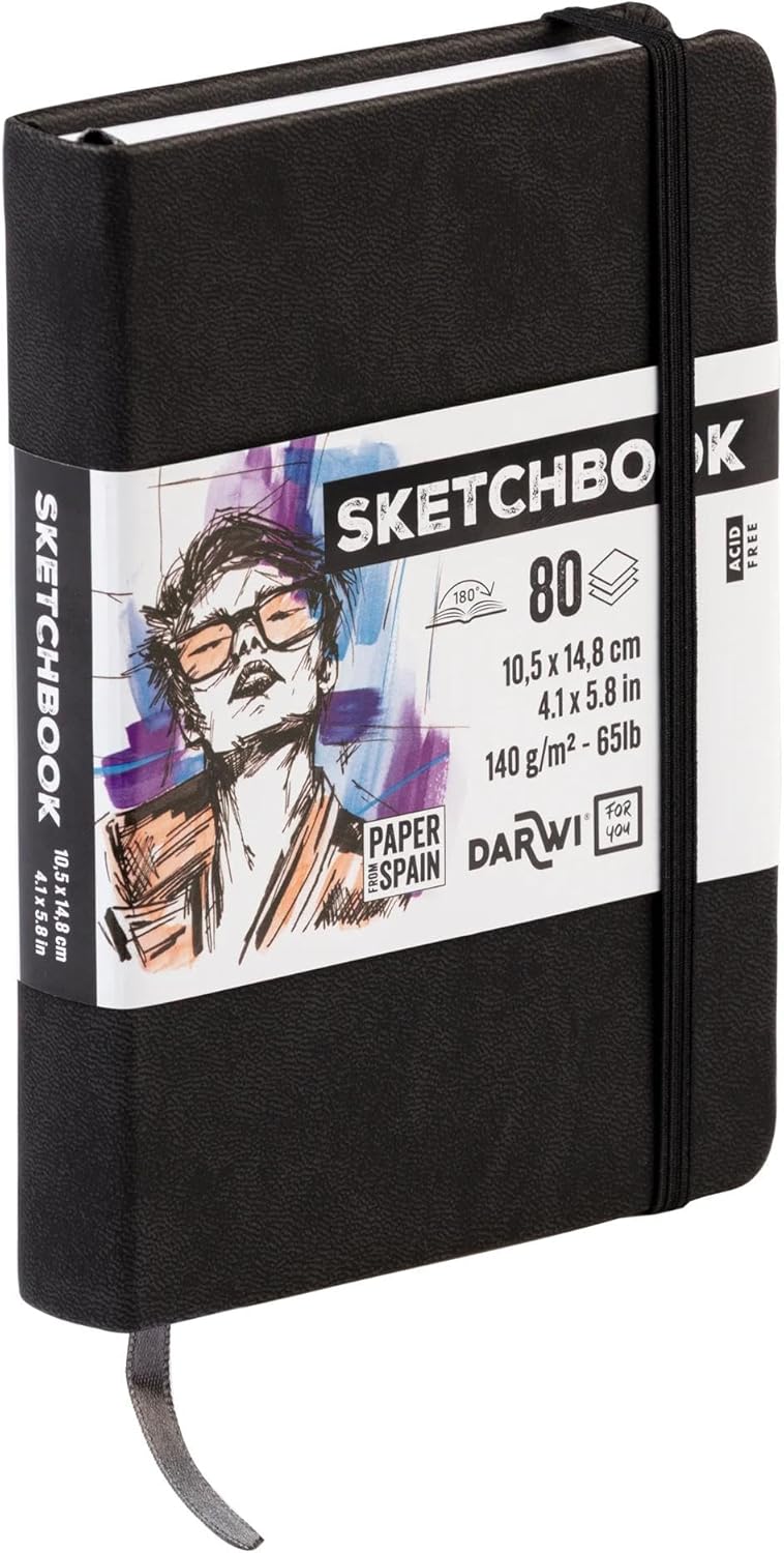 SKETCHBOOK 80FF A6 140GR - Nero