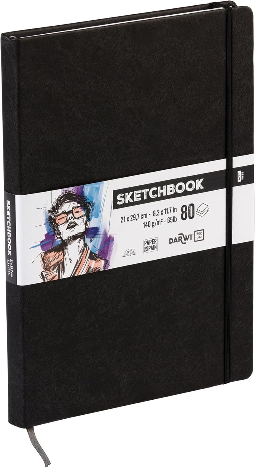 SKETCHBOOK 80FF A4 140GR - Nero