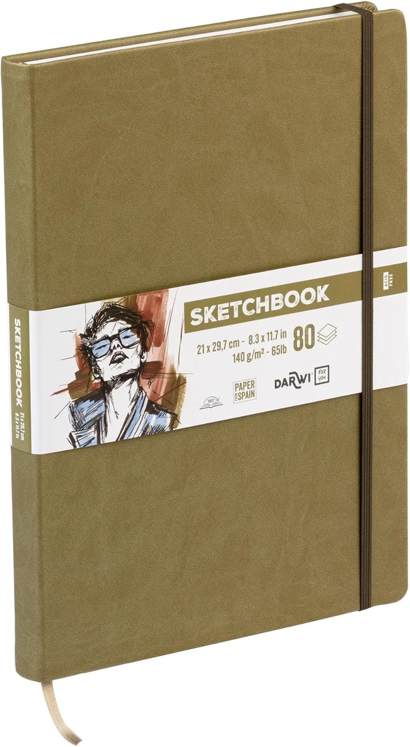 SKETCHBOOK 80FF A4 140GR - Kaki