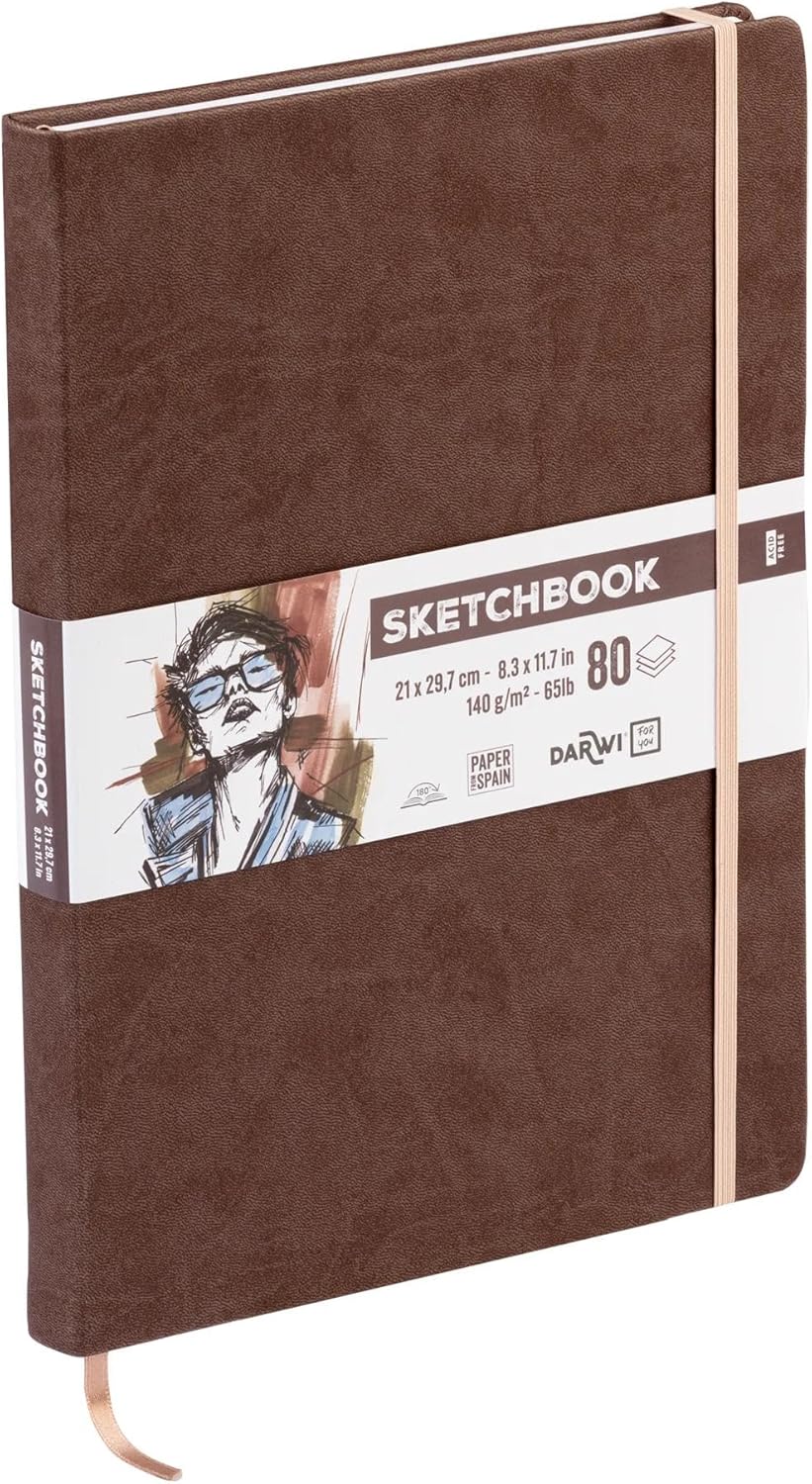 SKETCHBOOK 80FF A4 140GR - Marrone