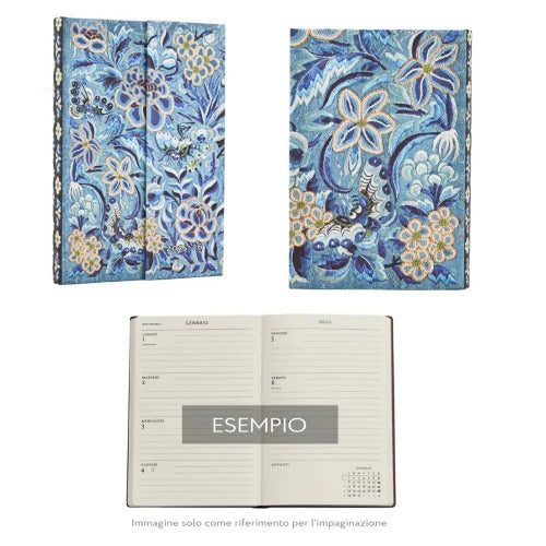 PAPERBLANKS 2026 Salice Blu Midi Orizzontale