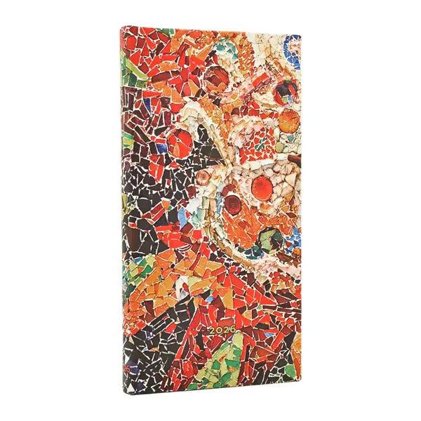 Paperblanks 2026 Il Sole Di Gaudi - Slim Orizz. Settimanale