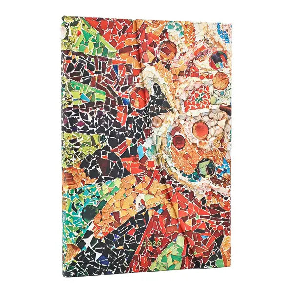 Paperblanks 2026 Il Sole Di Gaudi - Midi Settimanale Orizz.