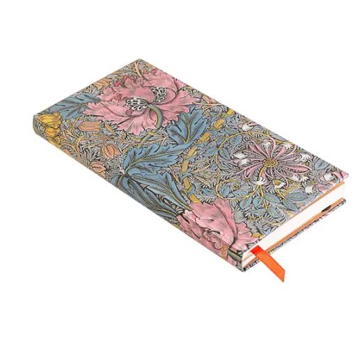 PAPERBLANKS AGENDA 2025 12MESI MORRIS CAPRIFOGLIO ROSA