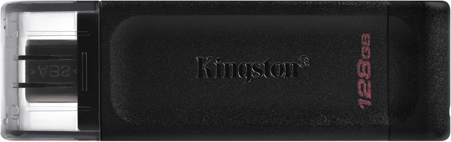 Kingston DataTraveler 70 - 128GB Drive Flash USB-C - Nero