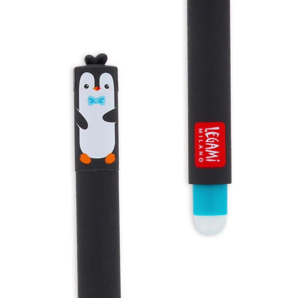 LEGAMI Penna Gel Cancellabile  PINGUINO INK TURCHESE