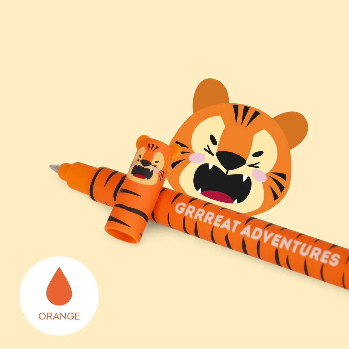 LEGAMI Penna Gel Cancellabile  TIGRE INK ARANCIONE
