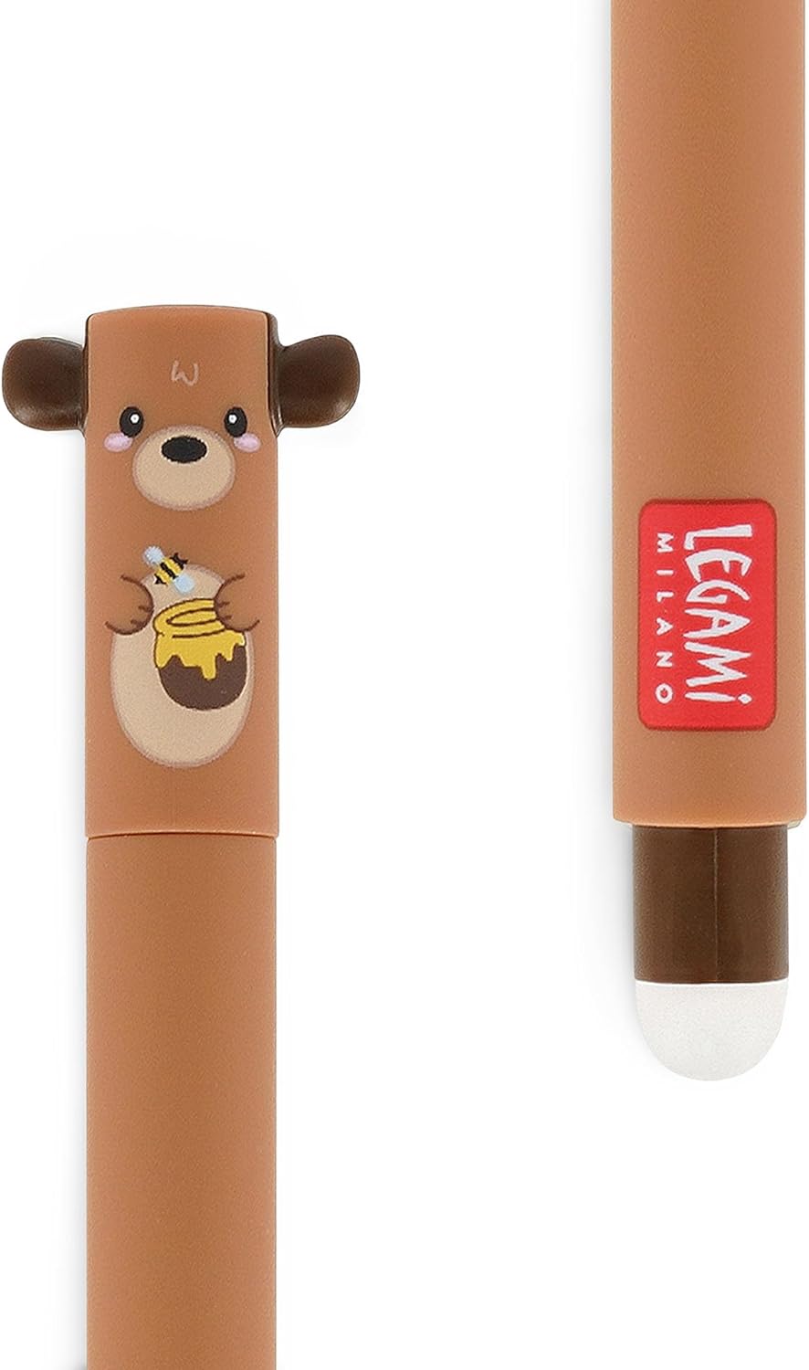 Penna Gel Cancellabile Erasable Pen Teddy Bear Colore Rosso