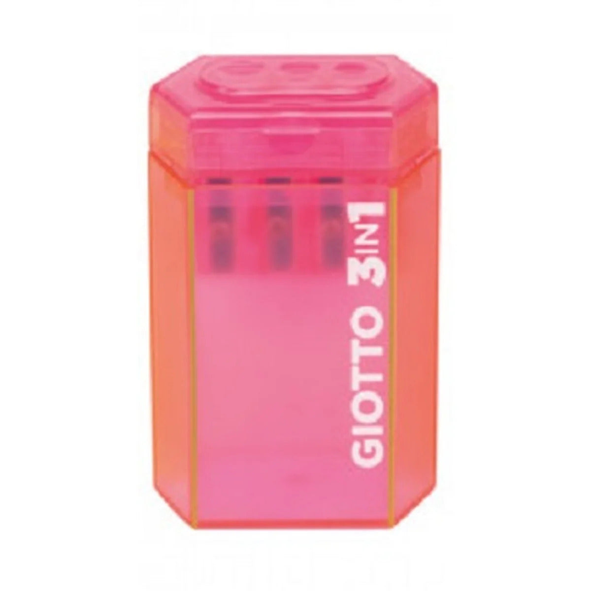 Giotto Temperamatite 3IN1 - Fucsia