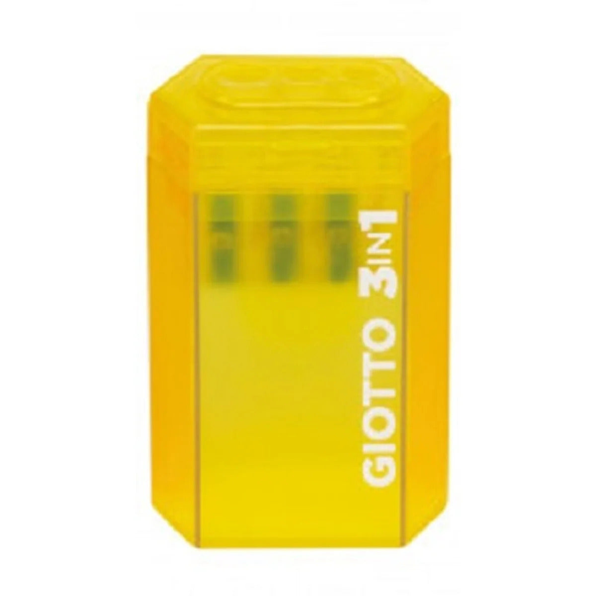Giotto Temperamatite 3IN1 - Giallo