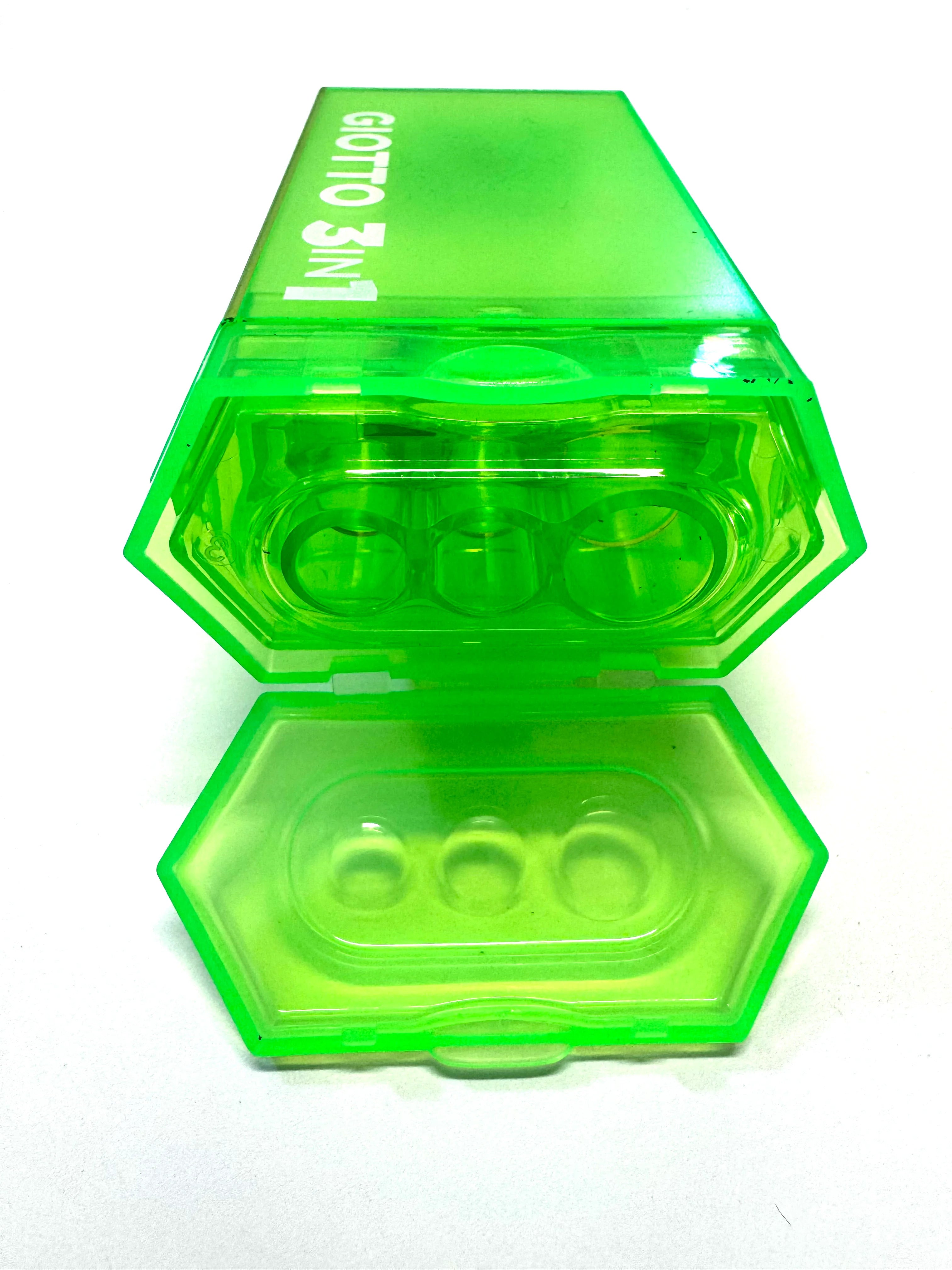 Giotto Temperamatite 3IN1 - Verde