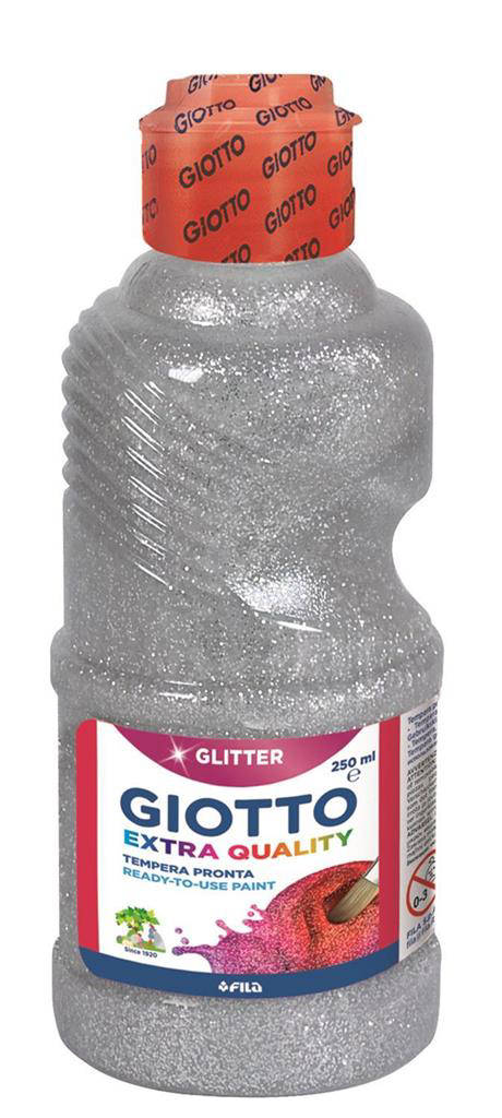 Giotto Tempera Glitter 250ml - Argento