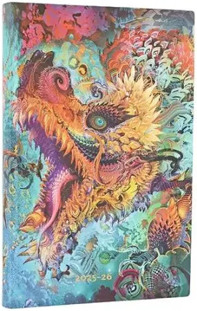 PAPERBLANKS 2026 Drago Infuocato - Maxi Giornaliero