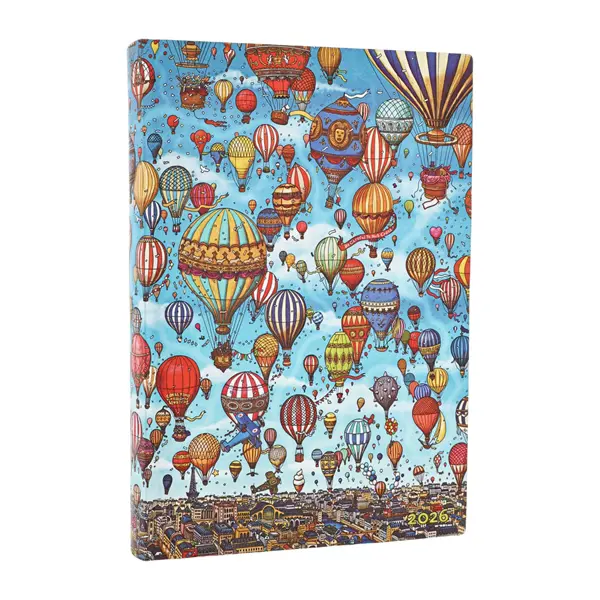 Paperblanks - Agenda Midi Giornaliera - Festival Mongolfiere