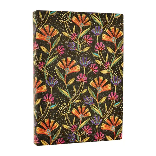 Paperblanks - Agenda Midi Giornaliera 2026 - Fiori Selvatici