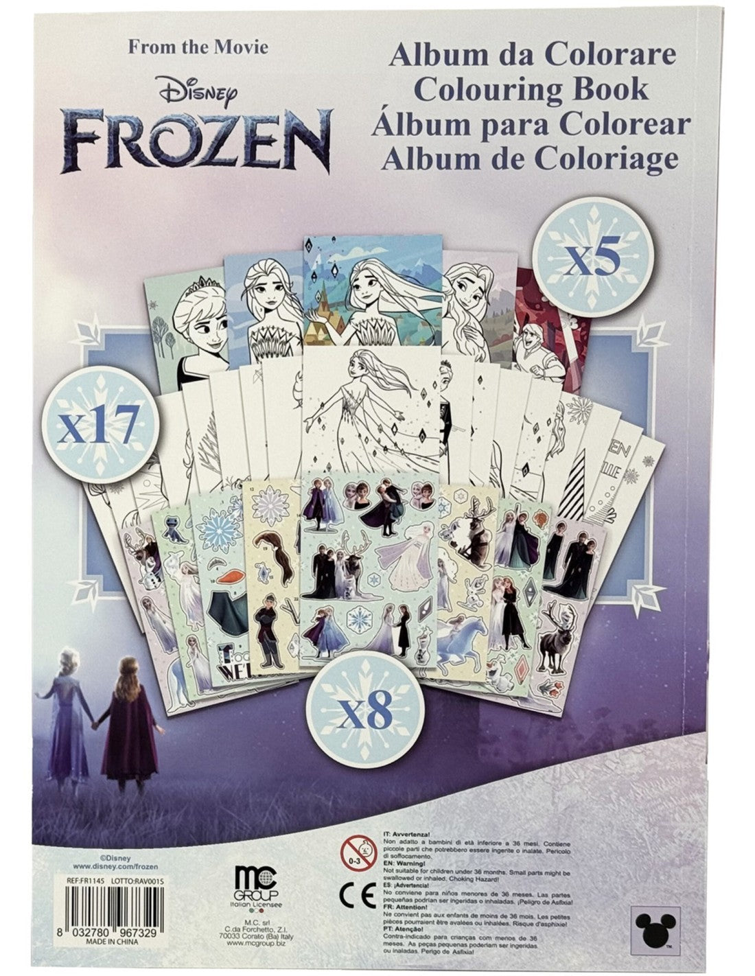 Disney Frozen - Album da colorare con adesivi