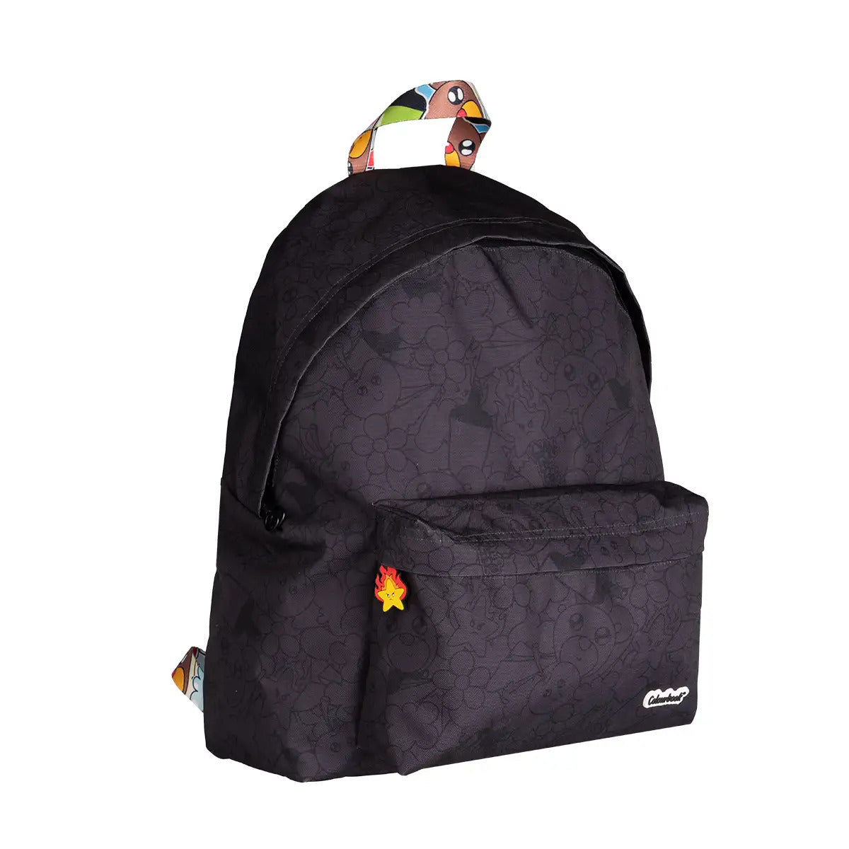Zaino tempo libero Gianpiero - Nero con fiamma