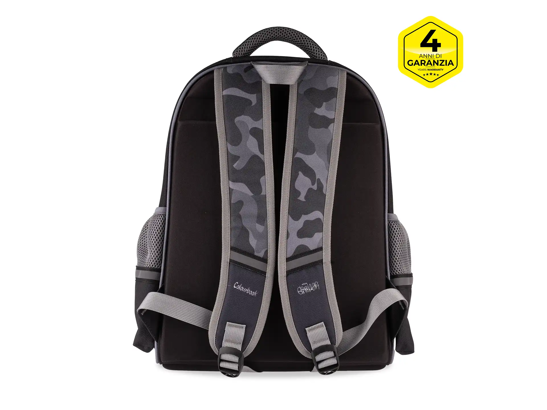 Zaino scuola Geolier con cuffie omaggio - Camouflage