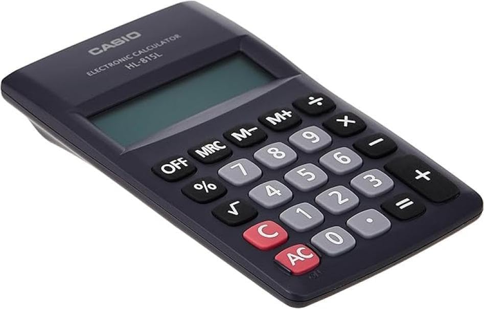 CALCOLATRICE TASCABILE 8 CIFRE HL-815L CASIO