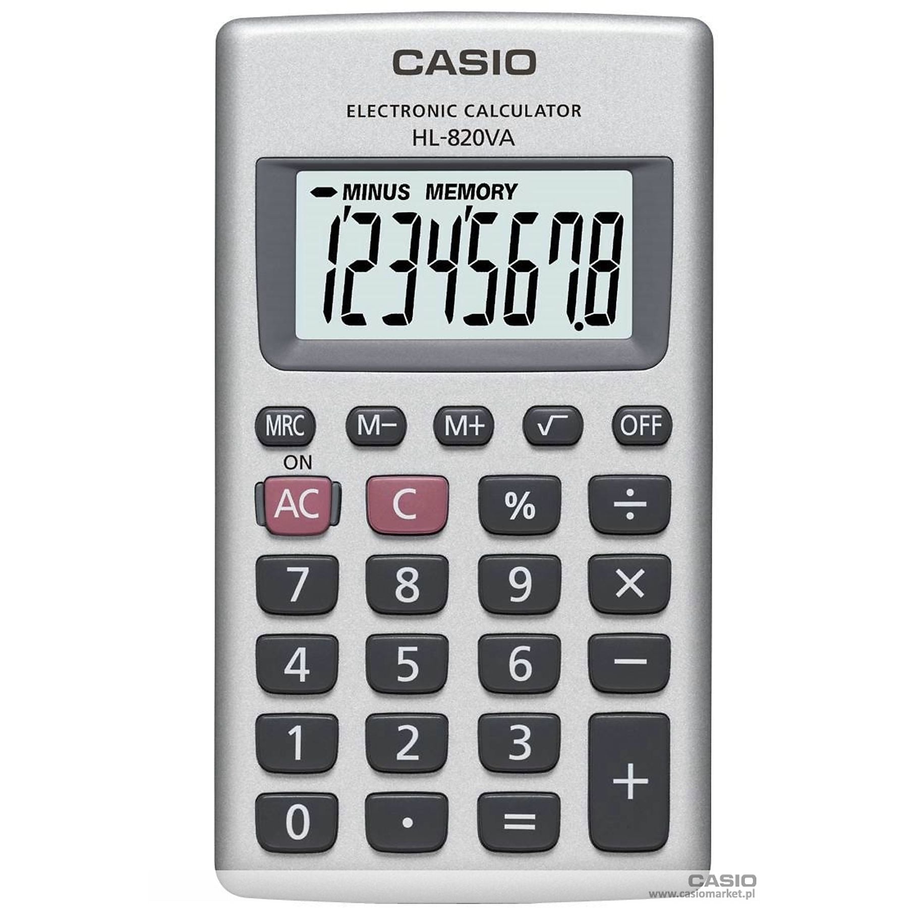 CALCOLATRICE PORTATILE DI BASE - 8 CIFRE