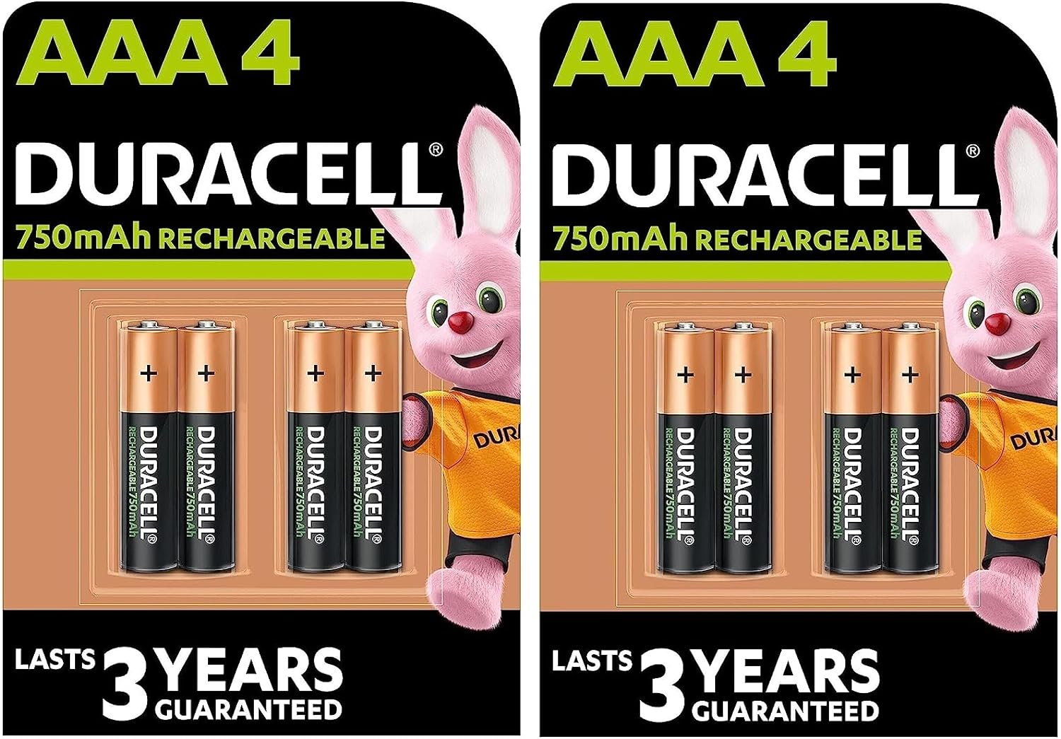 Batterie Ricaricabili Duracell AAA 750mAh