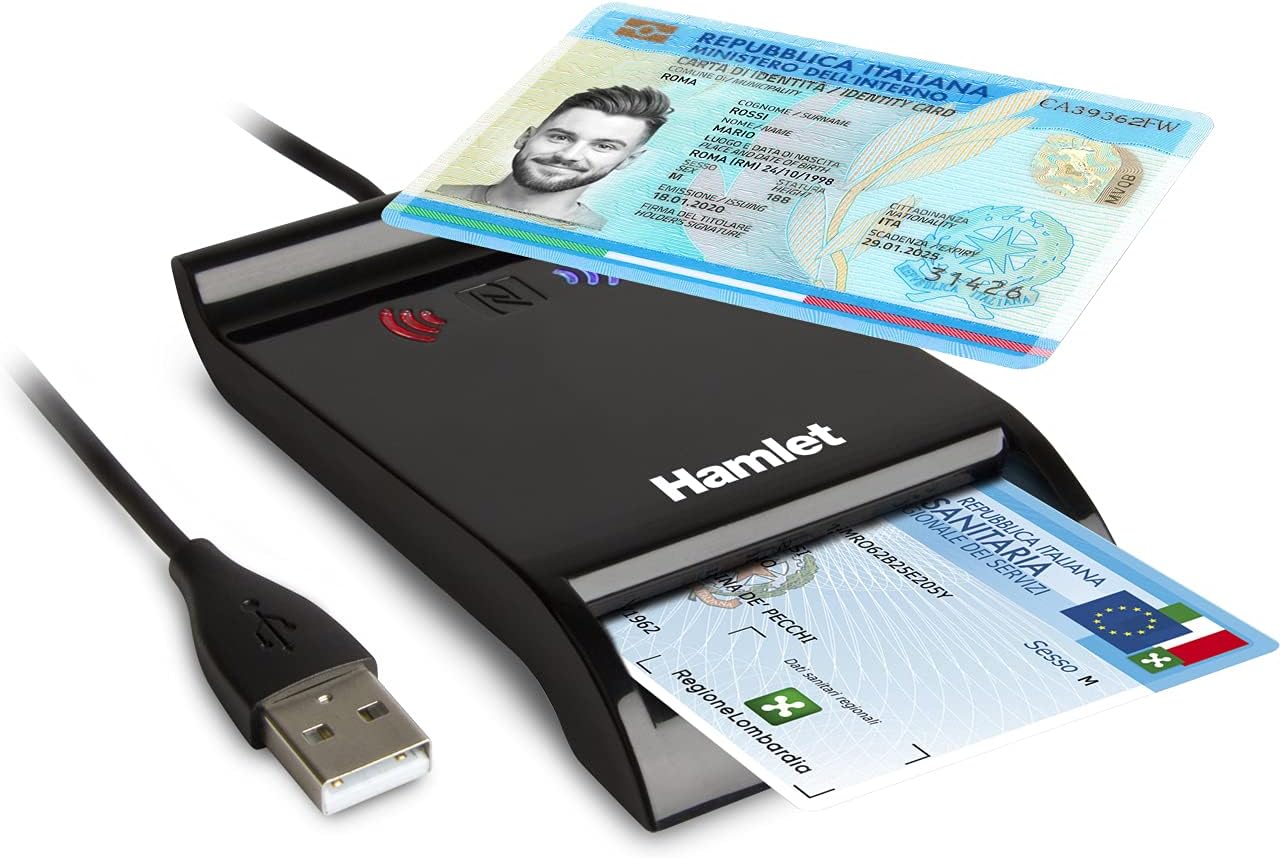Lettore a contatto e contactless NFC Smart Card e CIE 3.0