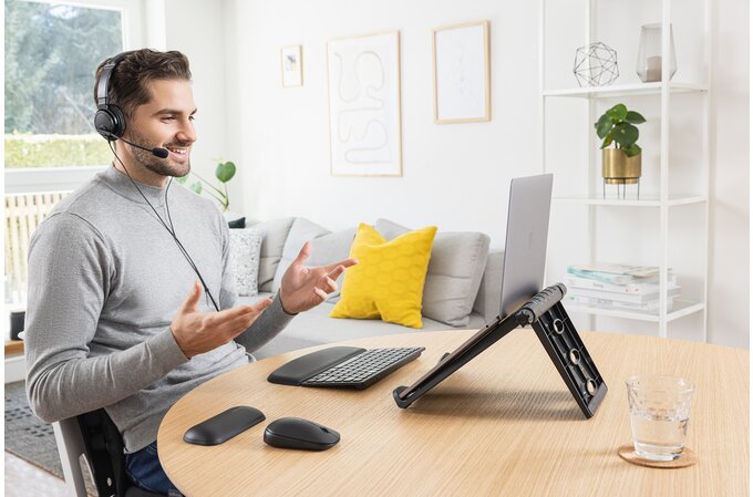 Poggiapolsi per tastiere compatte  sottili ErgoSoft™