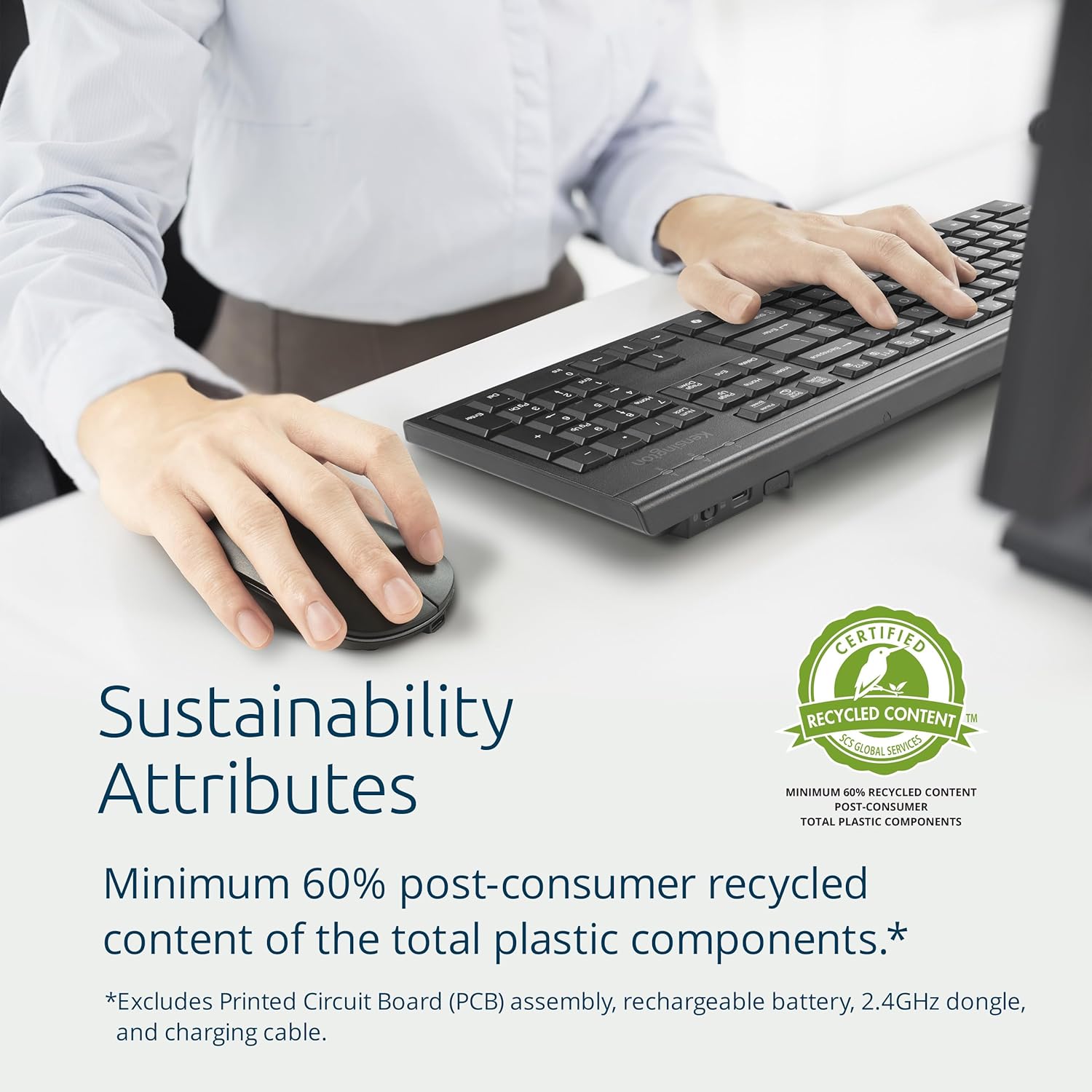 Set per desktop ricaricabile KM270 EQ - Wireless