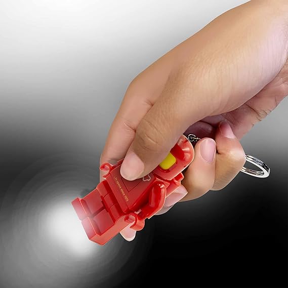 LEGO Torcia Led Portachiavi - Spaceman Red