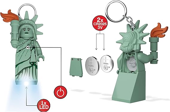 LEGO Torcia Led Portachiavi - Statua Della Libertà