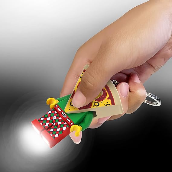 LEGO Torcia Led Portachiavi - Pizza Boy