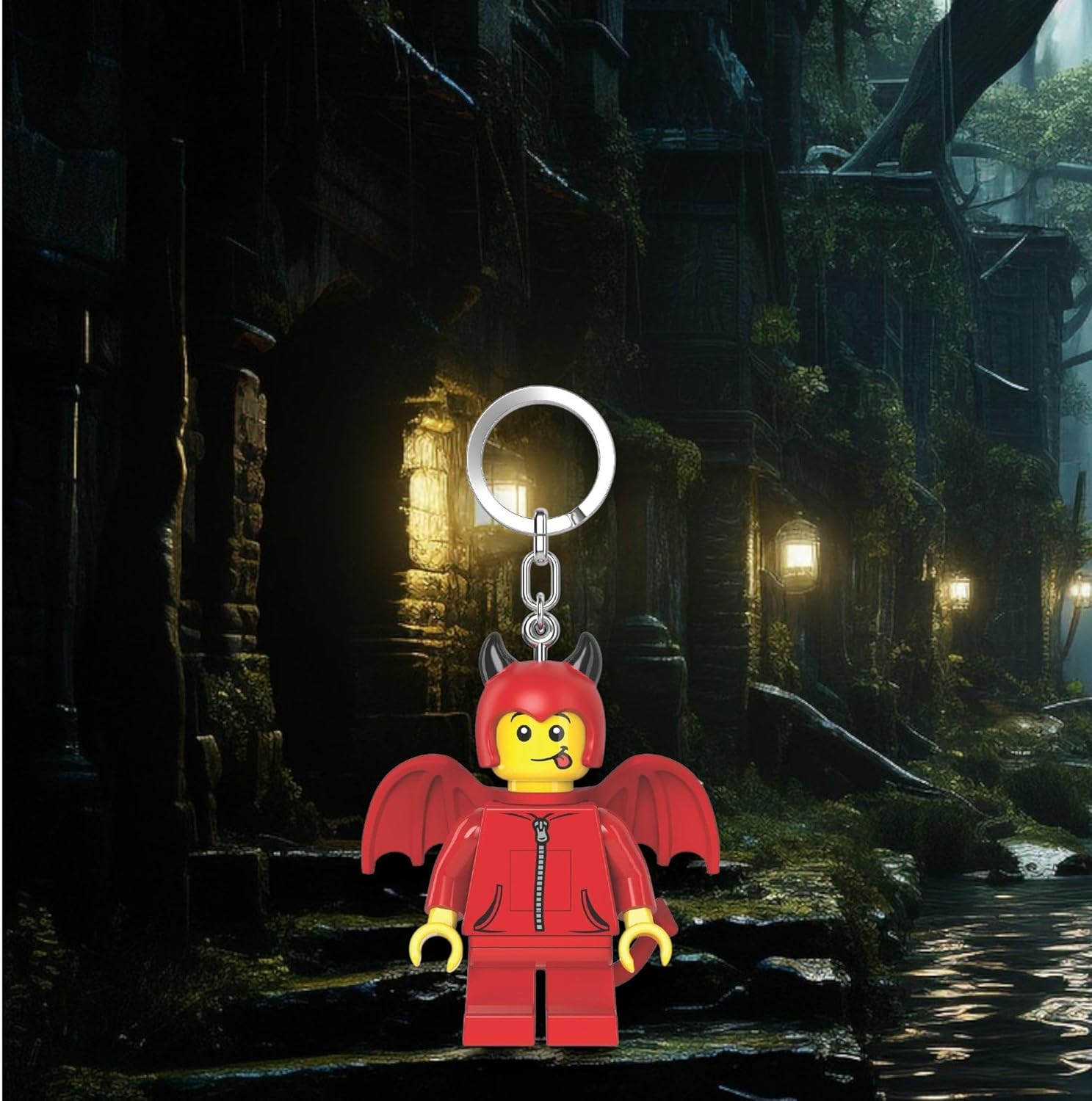 Lego - Torcia Portachiavi LED - Piccolo Diavolo