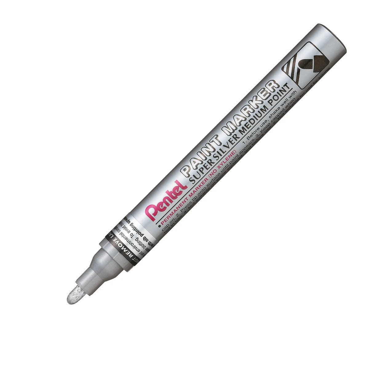 PENTEL PAINT MARKER MMP10-Z 4.5 SUPER SILVER MEDIUM POINT