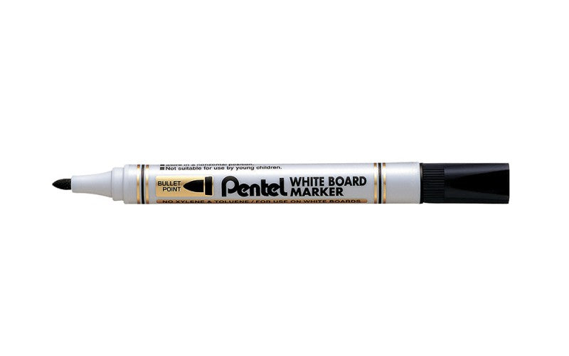 PENTEL WHITEBOARD MARKER MW85 PUNTA CONICA 4.4M NERO