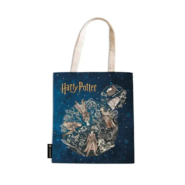 Paperblanks - Borsa in tela - Leggende di Hogwarts