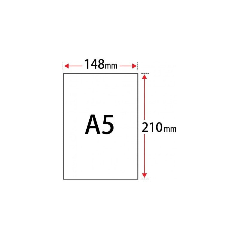 CF 10 PZ Paperone Risma Formato A5 21x14 8 cm 80gr