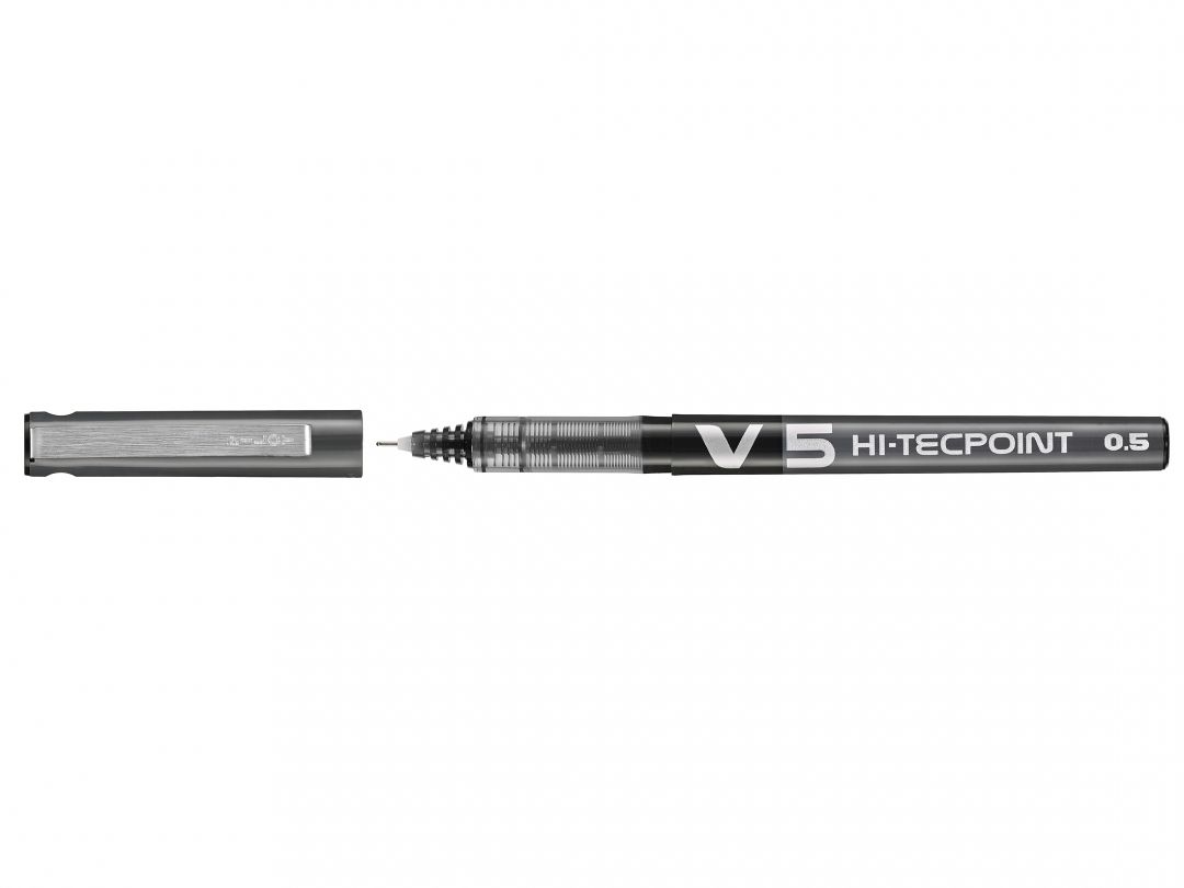 CF 12 PZ Hi-Tecpoint V5 Penna roller punta fine nero