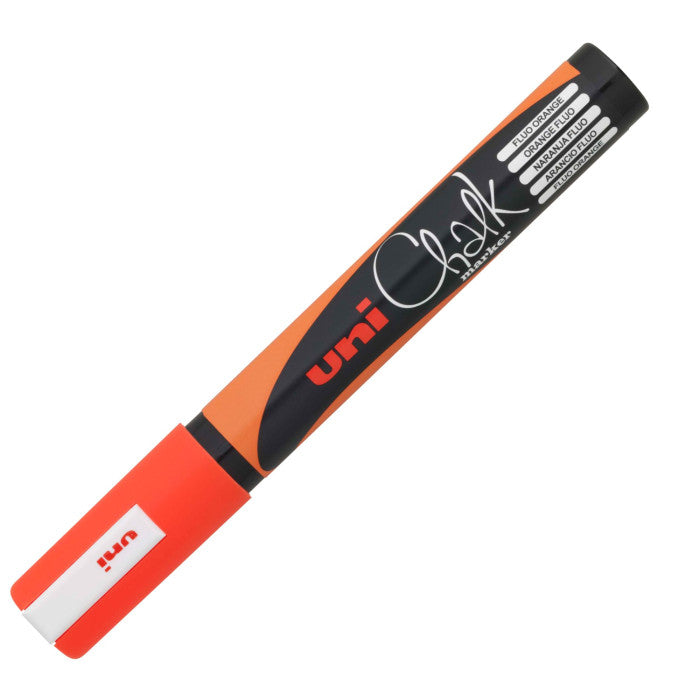Uni Chalk a gesso  Punta tonda 1 8 - 2 5 mm Arancione Fluo